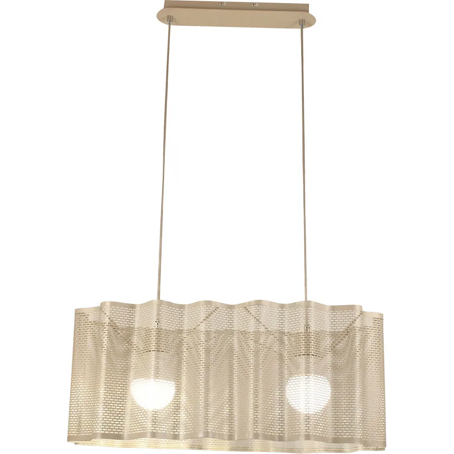 Pendellampe Gilbert Gold Metall 30 cm 200 cm