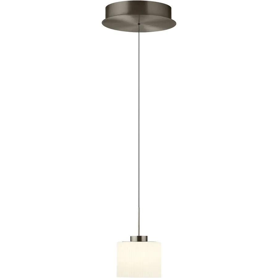 Pendellampe Elli Bronze Aluminium/Eisen 26 cm - LED - Lichtfarbe: Warmweiss - LED Energiesparlampen