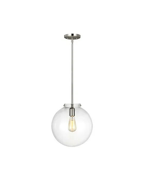 Kate One Light Sphere Pendant Nickel