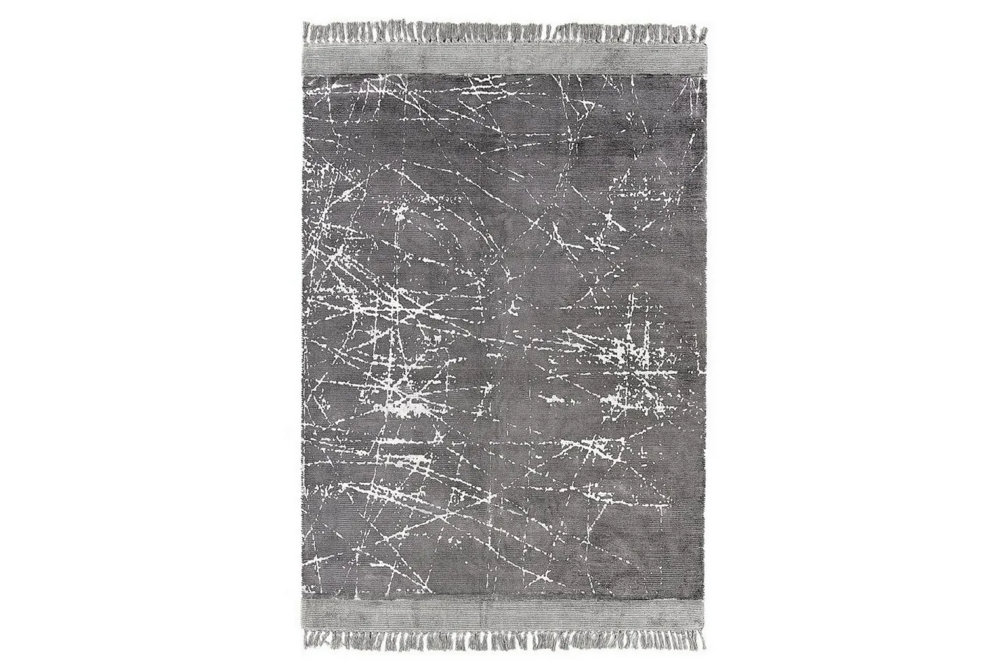 Matta Hanli - Grå, vit, 160x230 cm