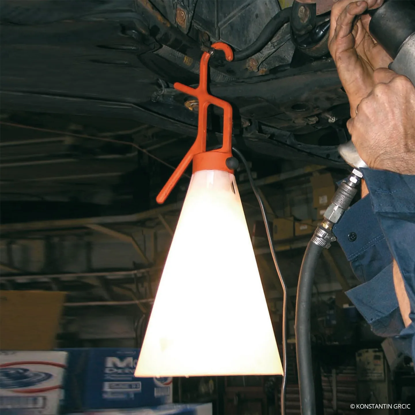 Mayday Work Lamp Orange - Flos - Design - Kunststoff