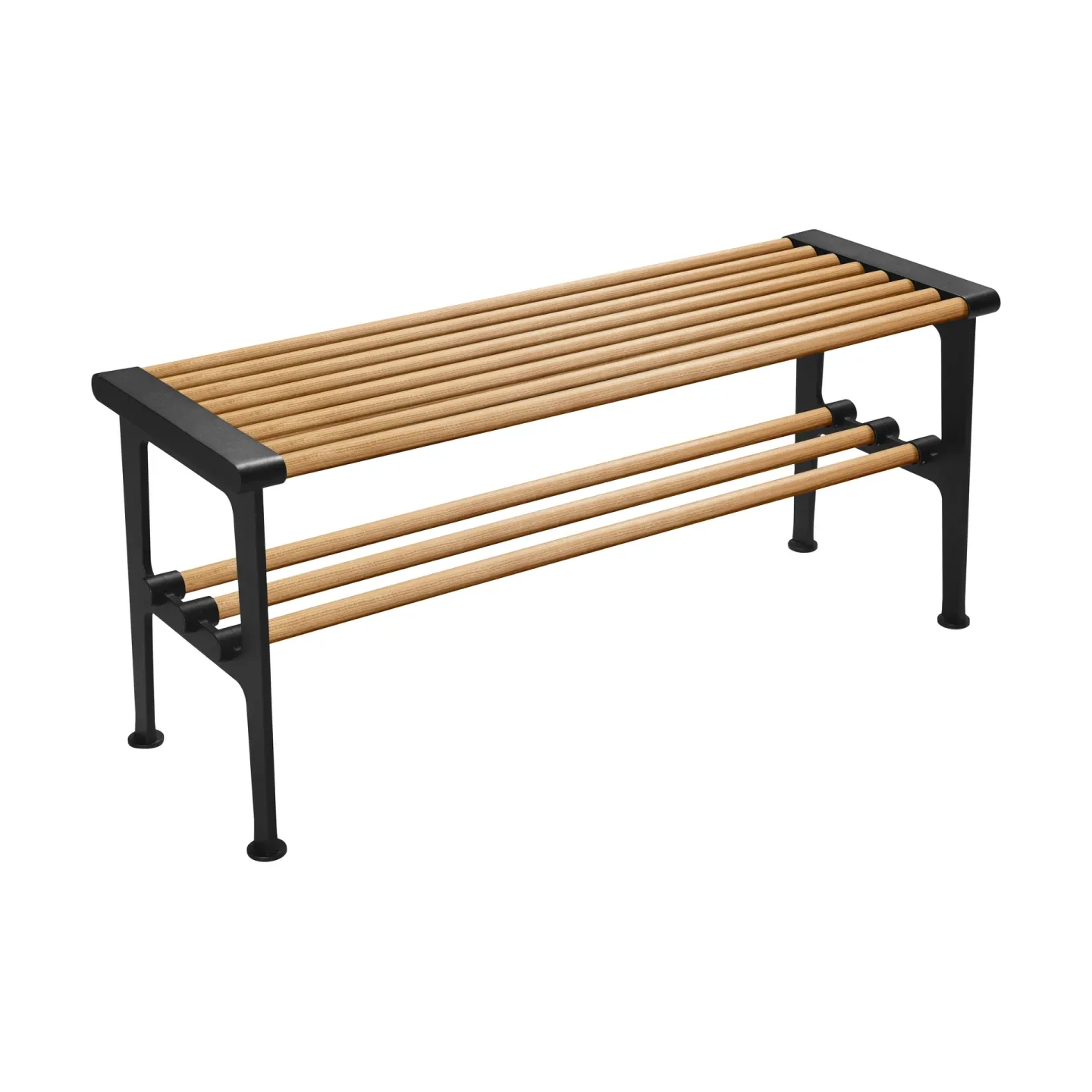 Essem Design Nostalgi Bank 100 cm Eiche-Schwarz