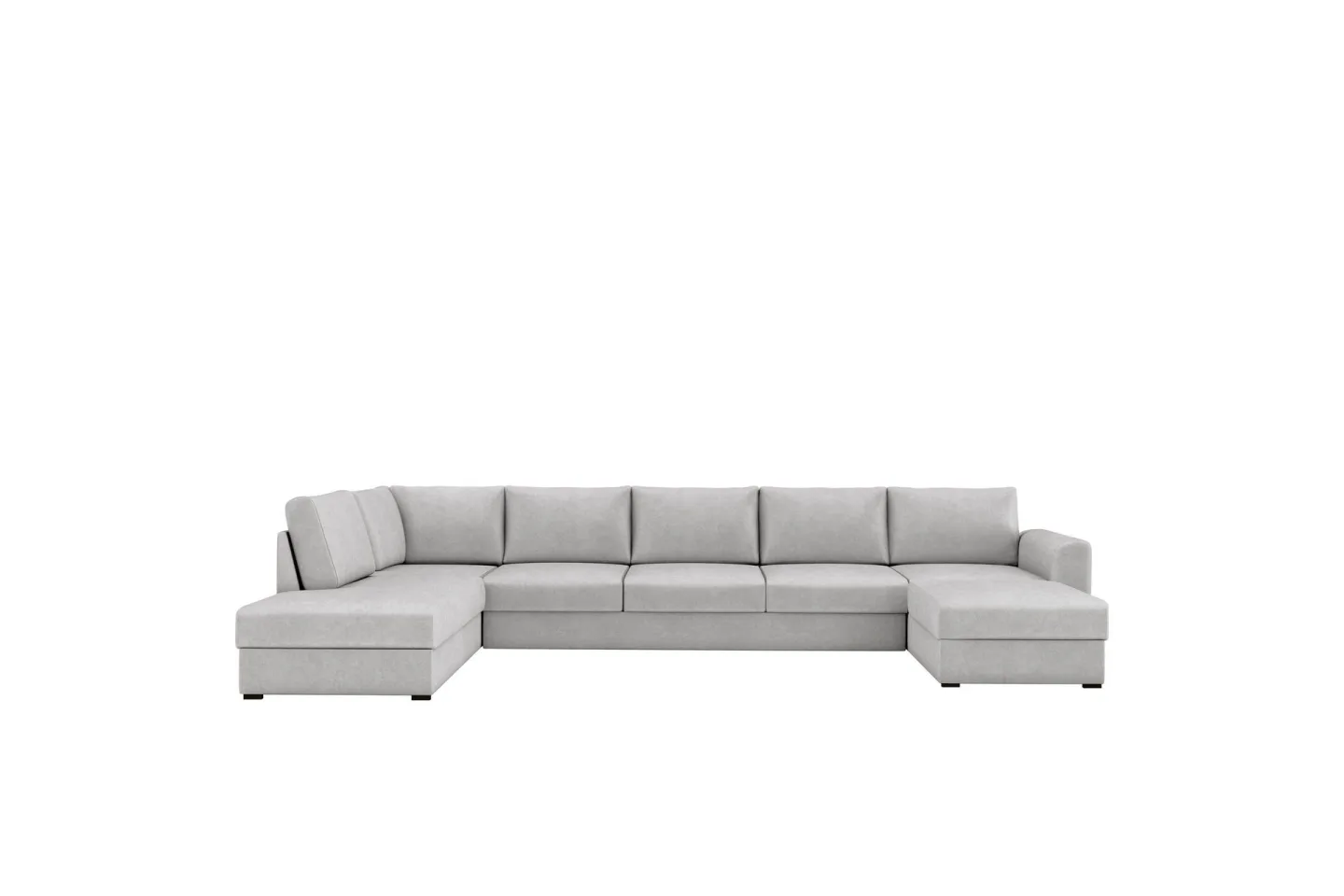 Taberk Bäddsoffa med Divan och Schäslong 5-sits - Grå