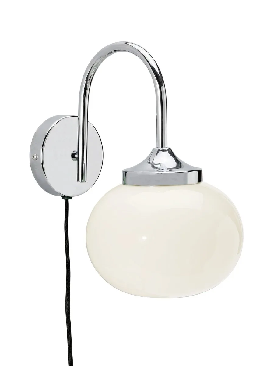 PR Home - Elsy 30cm - Sänglampa - Vit