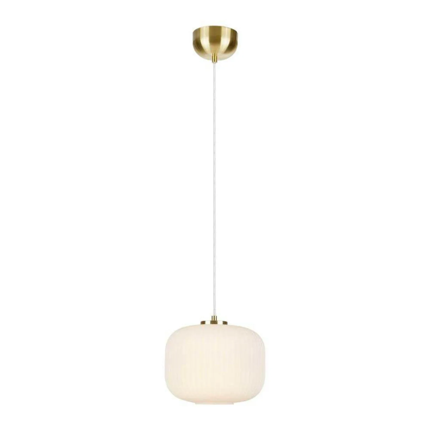 Sober Pendel Brushed Brass/White - Markslöjd - Stue - Glas