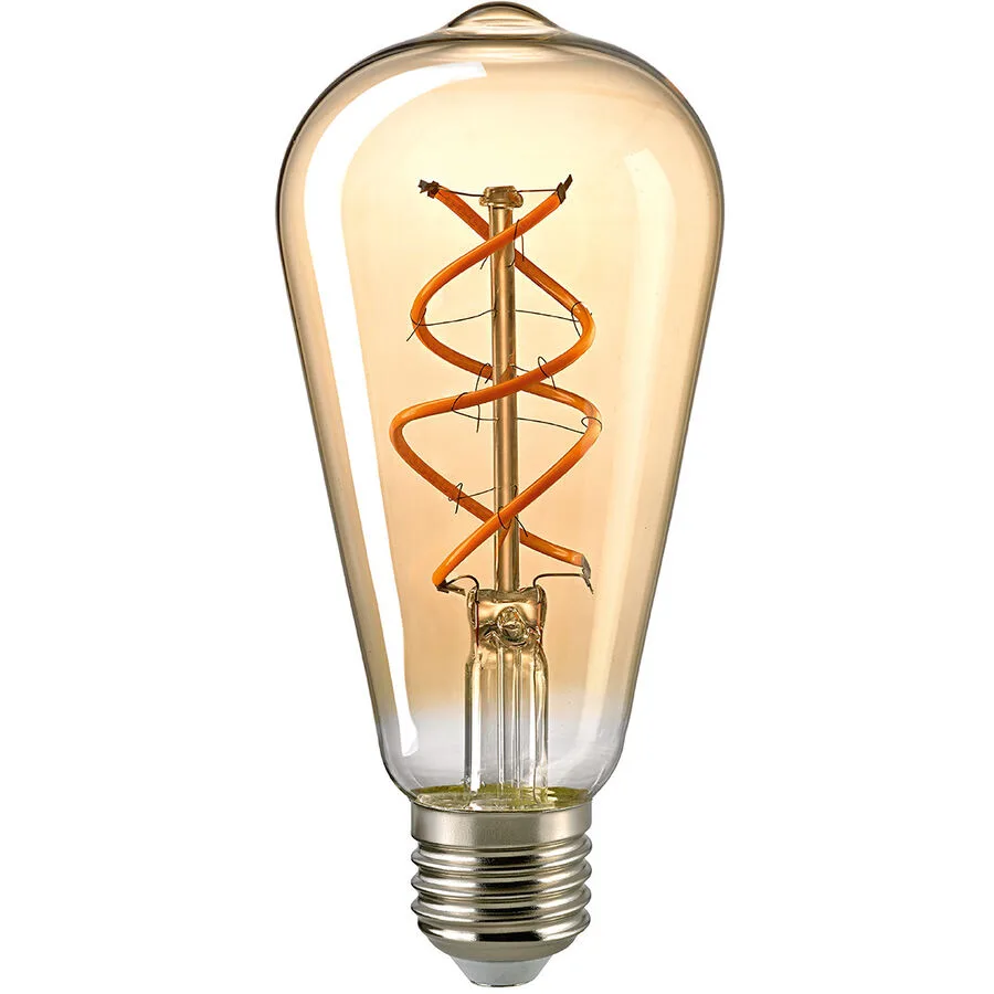 Bulbs Leuchtmittel Menga Glas E27 5.5 W - Farbe: GOLD - LED - LED Leuchtmittel