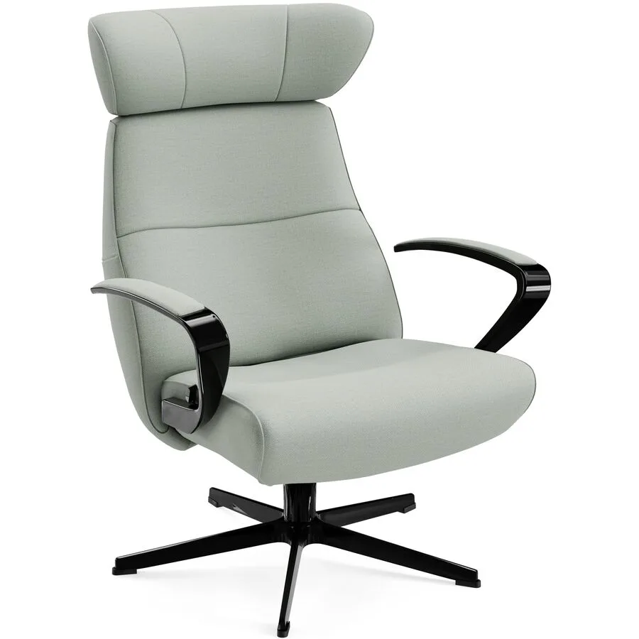 Conform Sessel Enno Grau, Schwarz Stoff, Aluminium T 163 B 81 H 99 cm - Möbel Konfigurator: Traummöbel individuell zusammenstellen