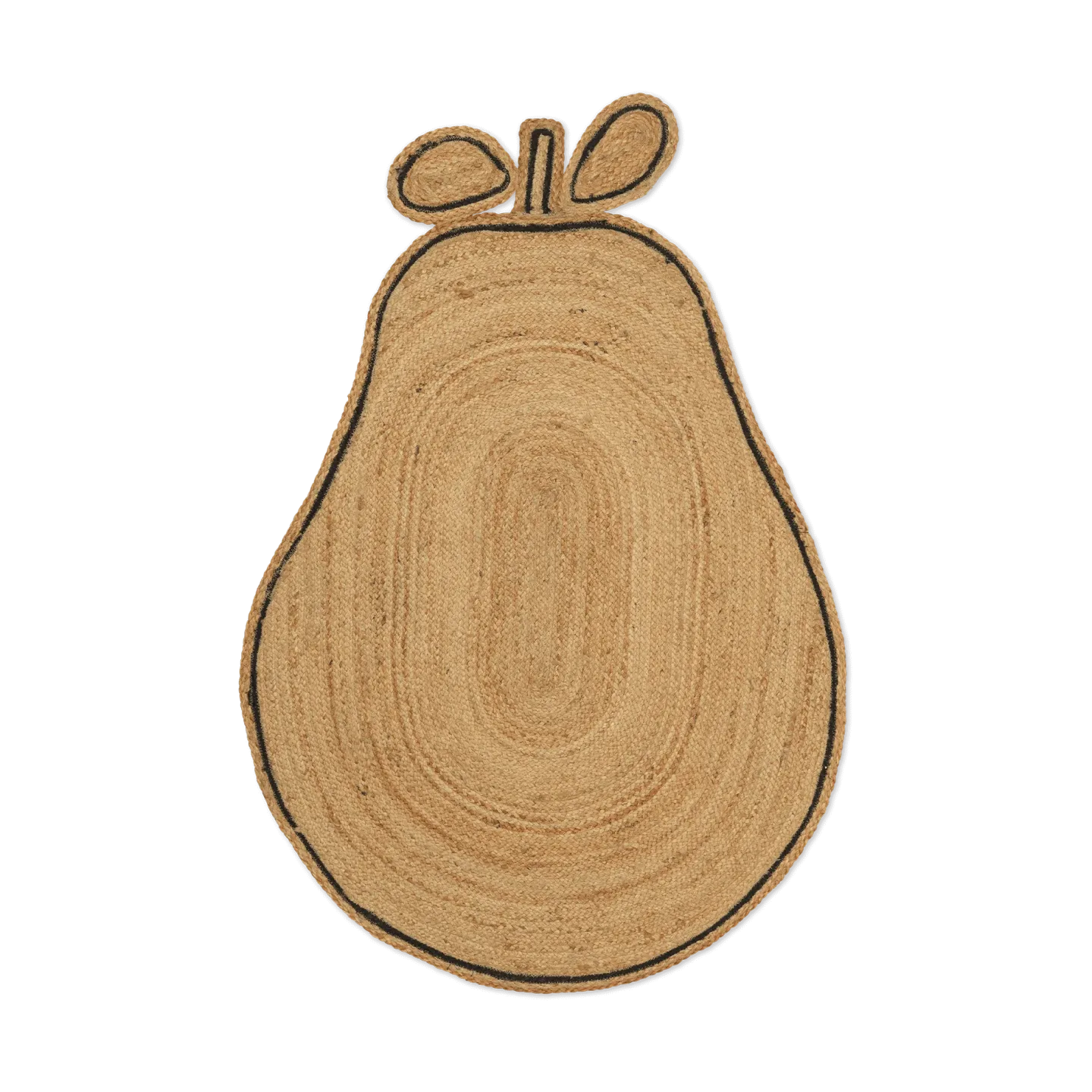 Ferm Living Pear braided jutematta Natural