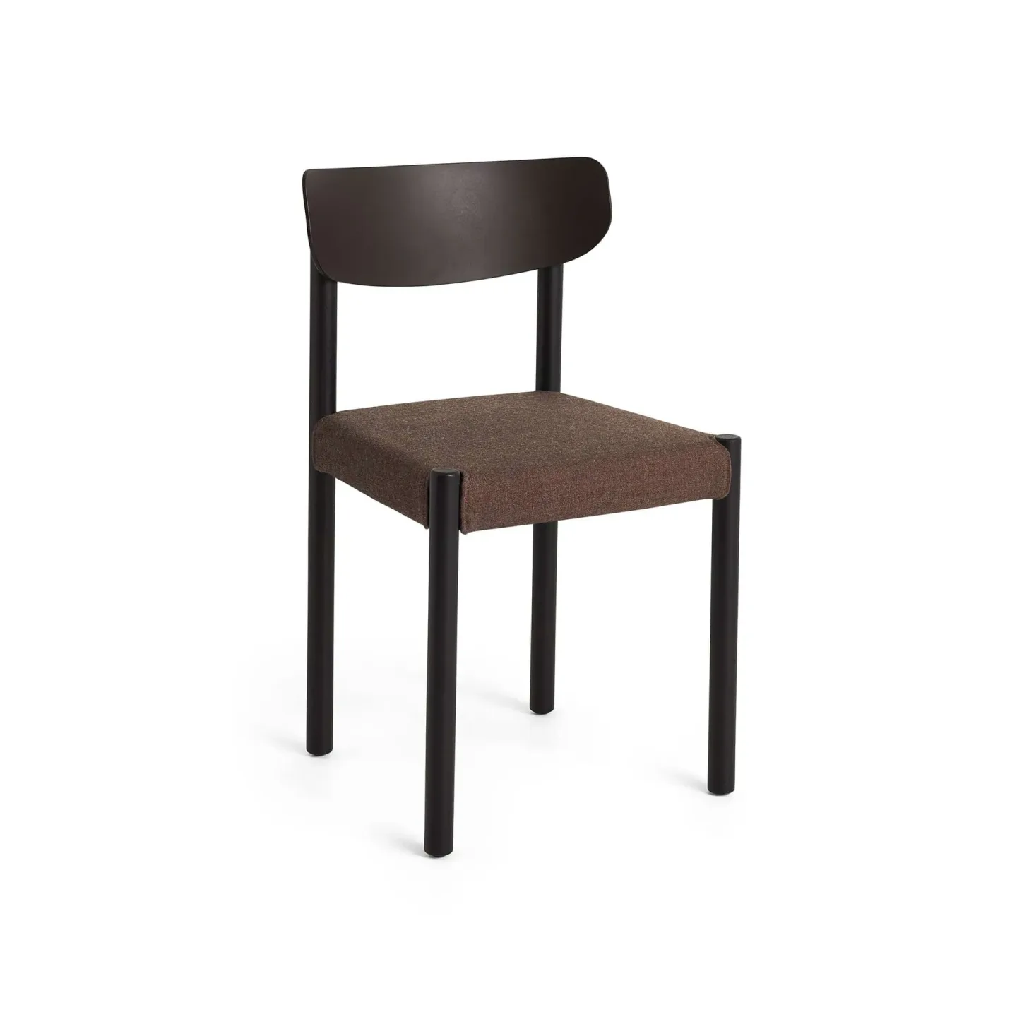 HAY Pack Chair 11 stol Iron black ek-graphite brown-Remix 356