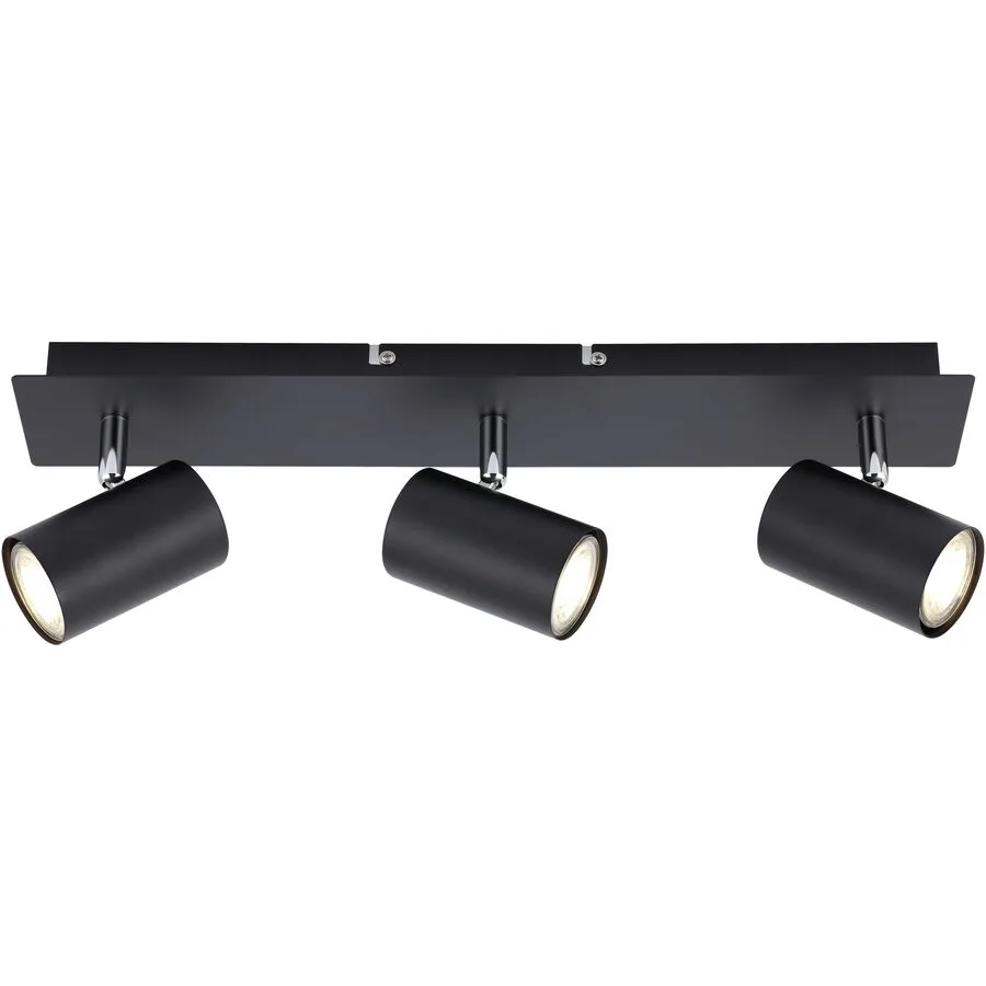 Spot Basiano Schwarz Metall 45 cm 12 cm