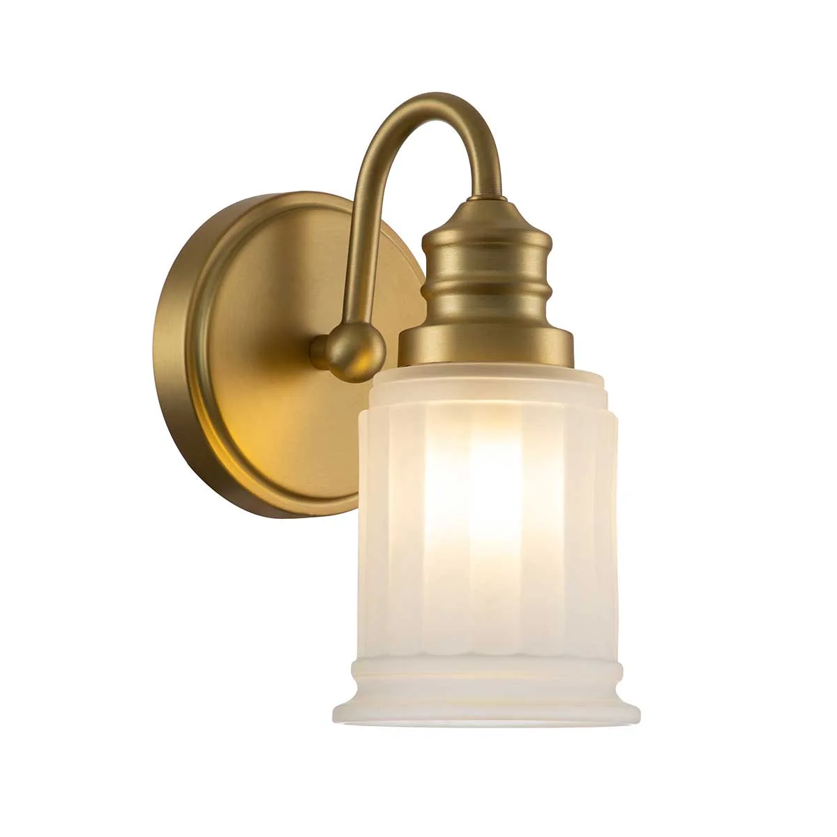 Elstead Lighting - Swell Ø11 - Badrumslampa - Borstad mässing