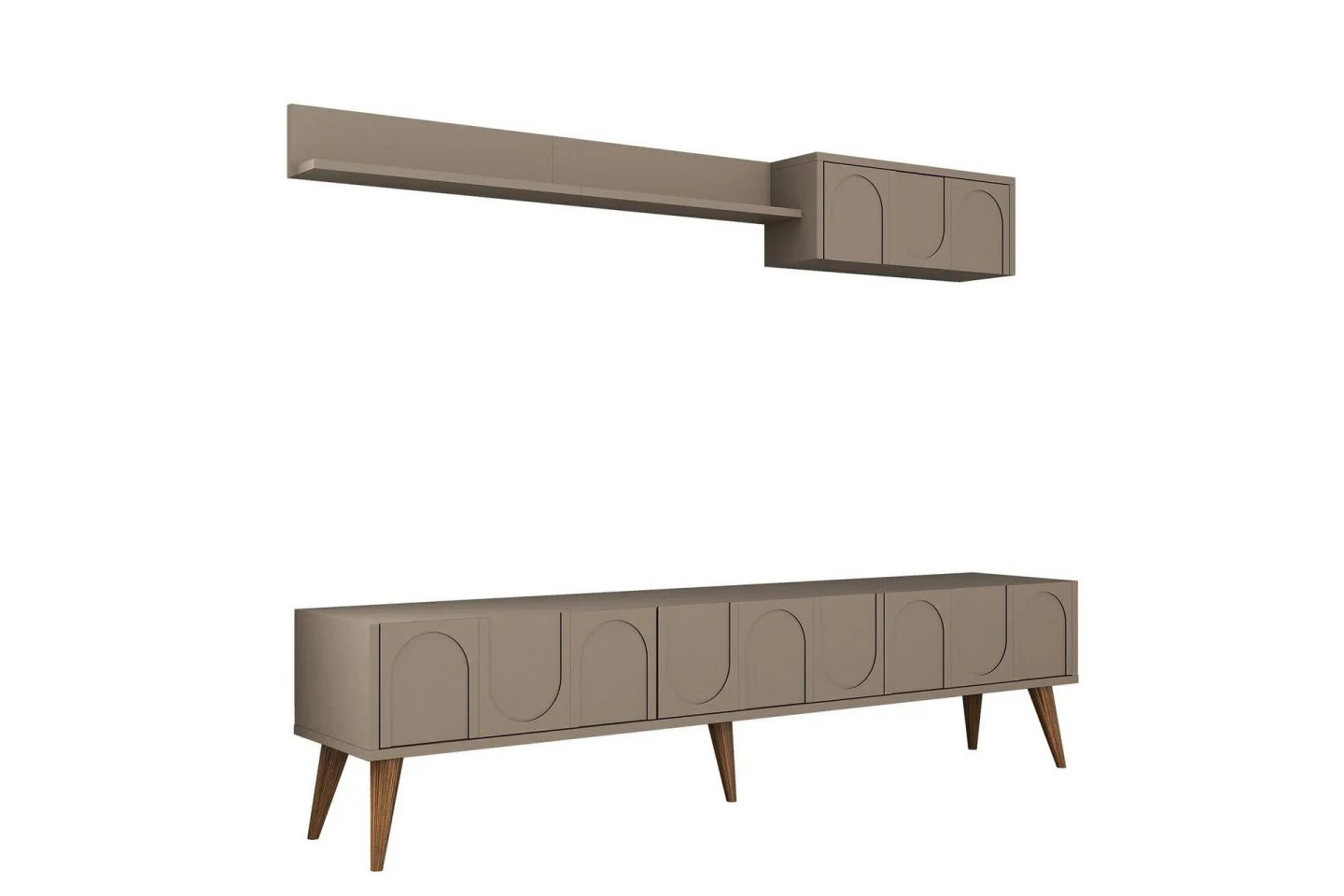 Hazim Tv-bänk 180 cm - Valnöt