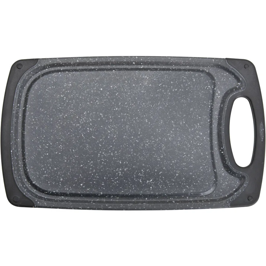 Schneidebrett Basic Kitchen Schwarz Kunststoff 25 cm 14.5 cm