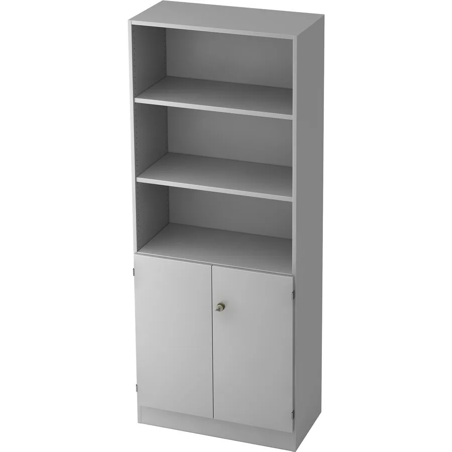 Aktenschrank Office grau Holzwerkstoff B 80 cm H 200.4 cm