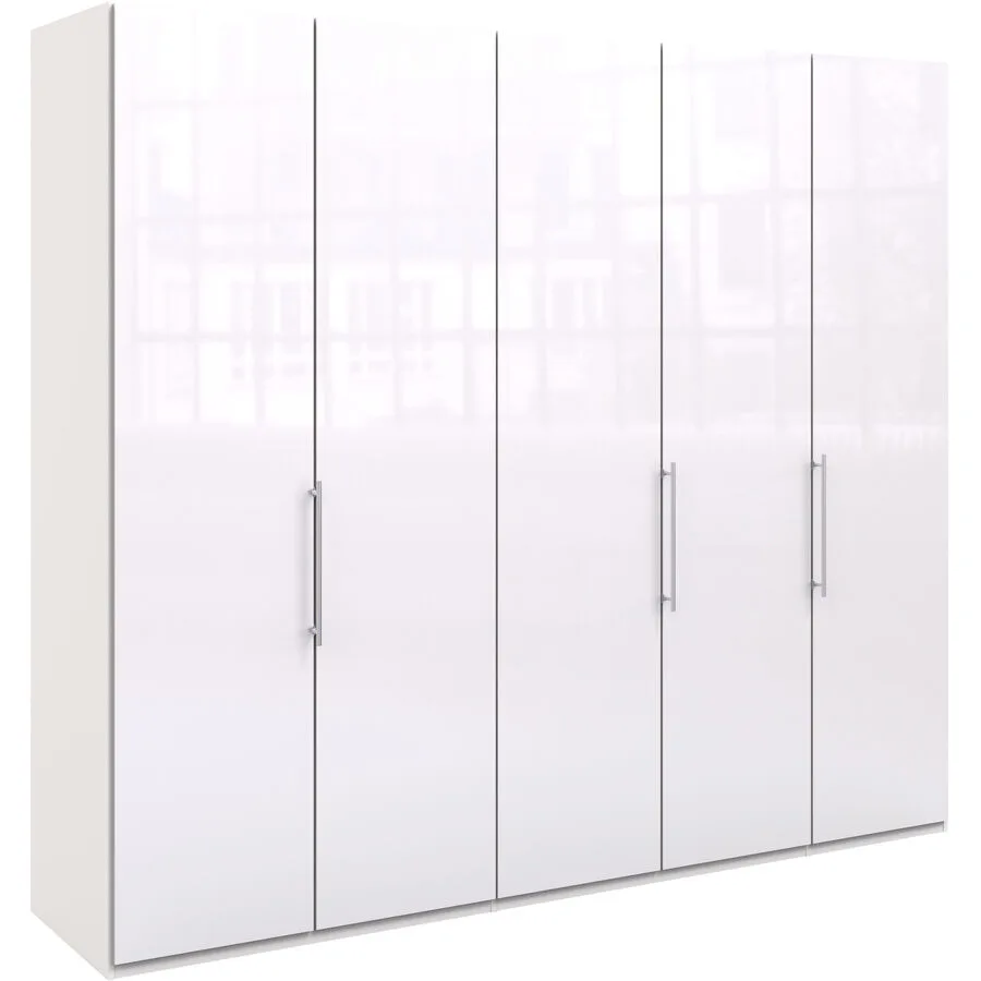Kleiderschrank Folt weiss Holzwerkstoff B 250 cm