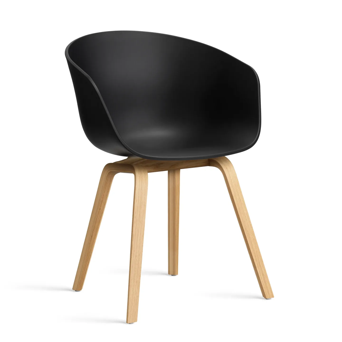 HAY About a Chair 22 2.0 stol Svart-lackerat ekstativ
