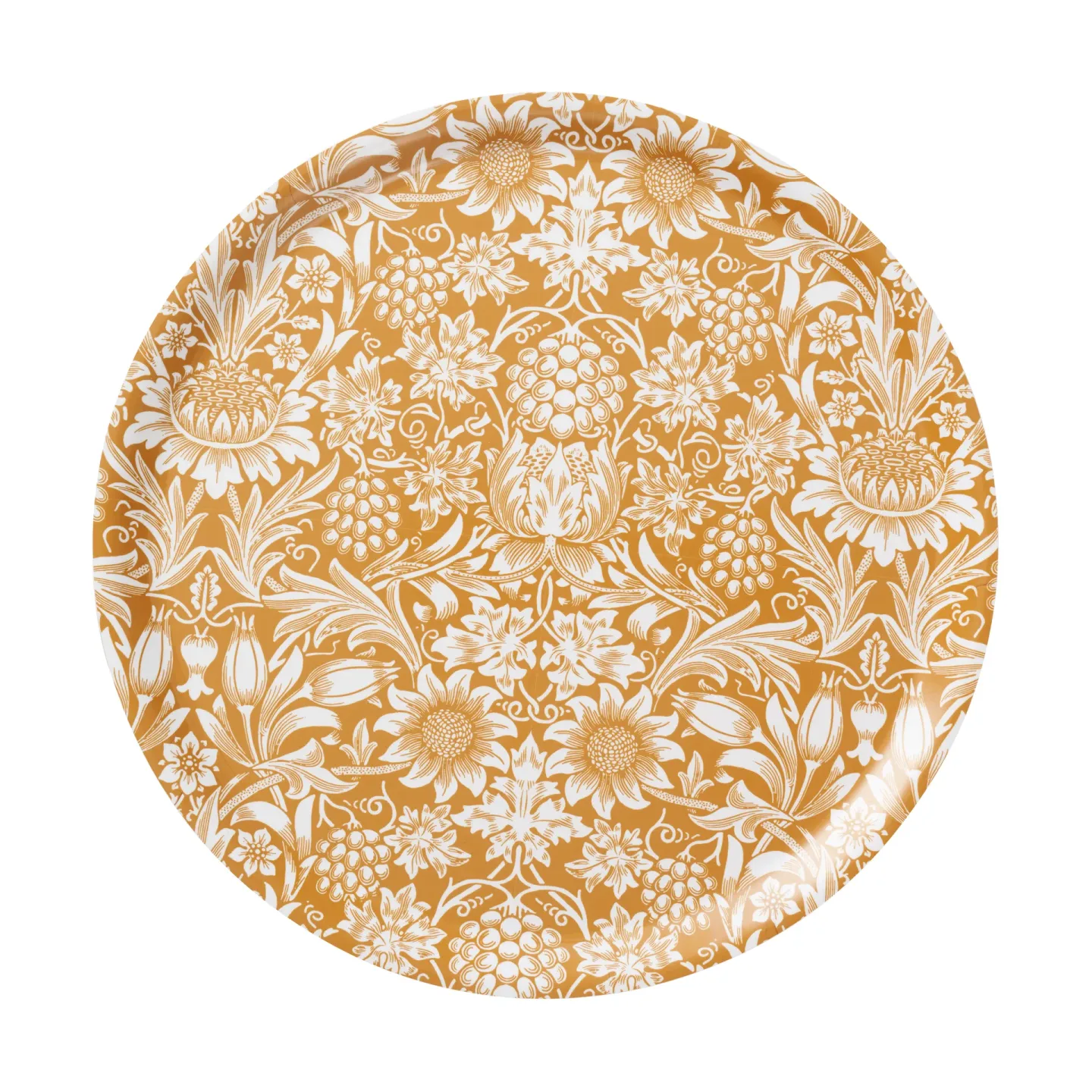 Klippan Yllefabrik Sunflower bricka Ø38 cm Golden