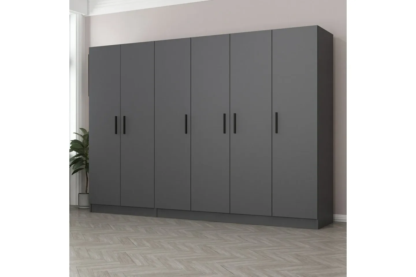 Fruitland Garderob 270 cm - Antracit