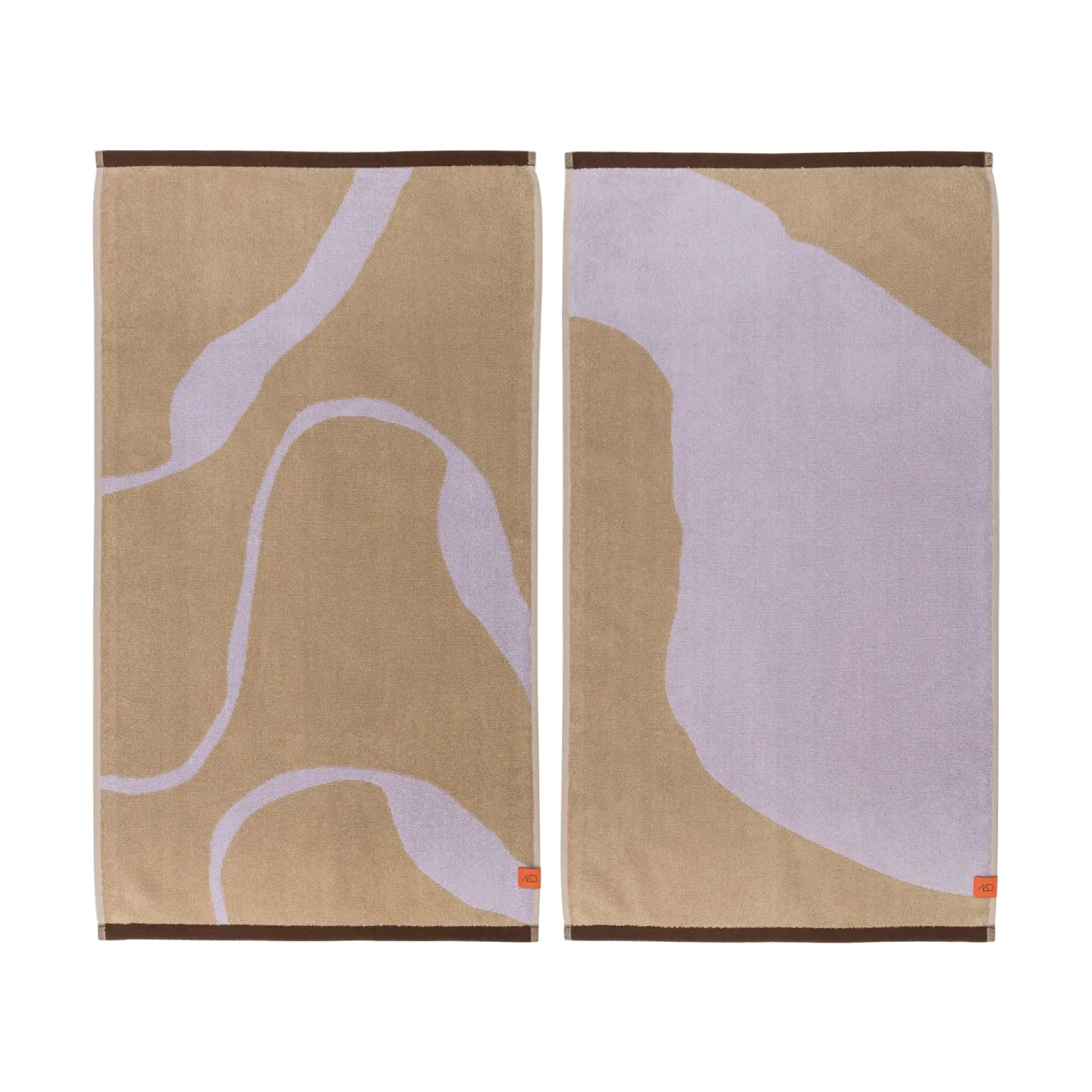 Mette Ditmer Nova Arte Gästehandtuch 40x55cm 2er Pack Sand-lilac