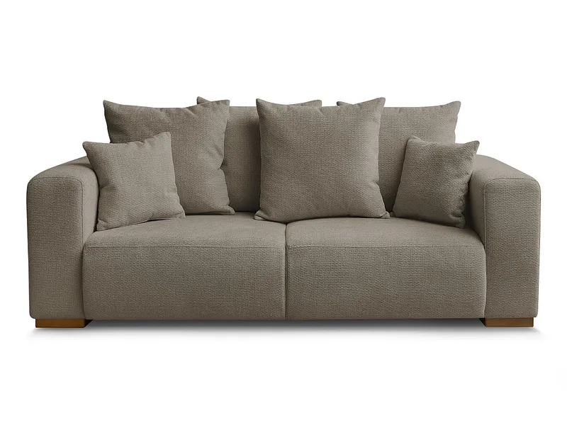 2er Sofa BOBOCHIC SIDONIE Stoff chiniert taupe
