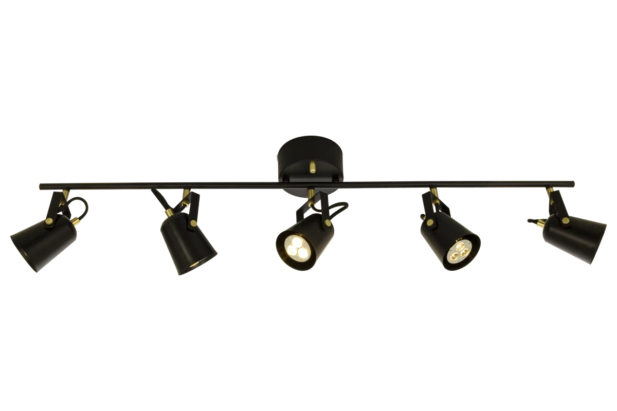Aneta Lighting - Metz 5 - Spotlight - Svart