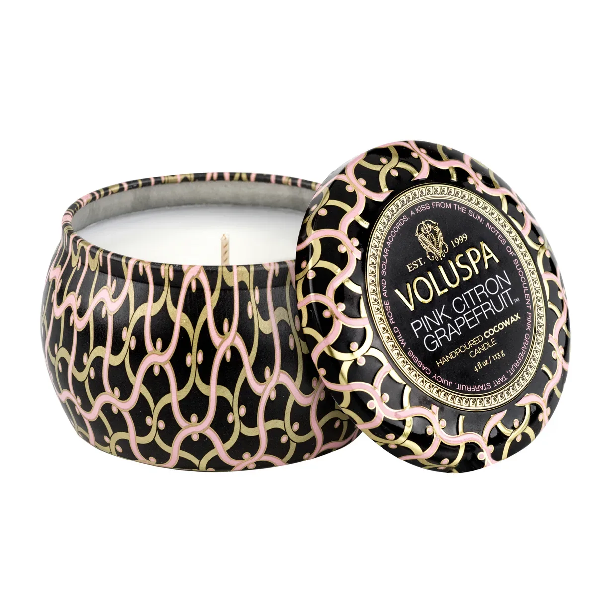 Pink Citron Grapefruit doftljus 1-wick