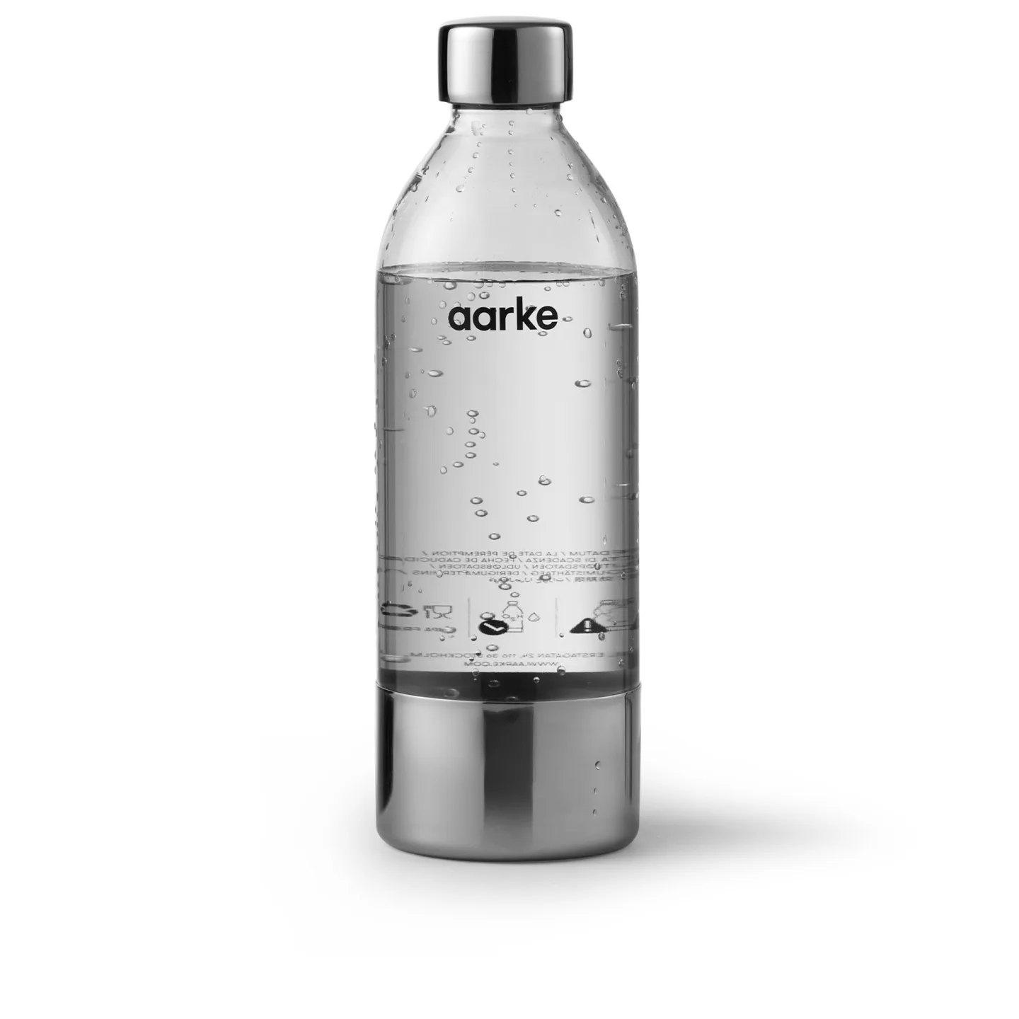 Aarke - PET-flaska Stor 100 cl - Tillbehör till köksmaskiner - Silver