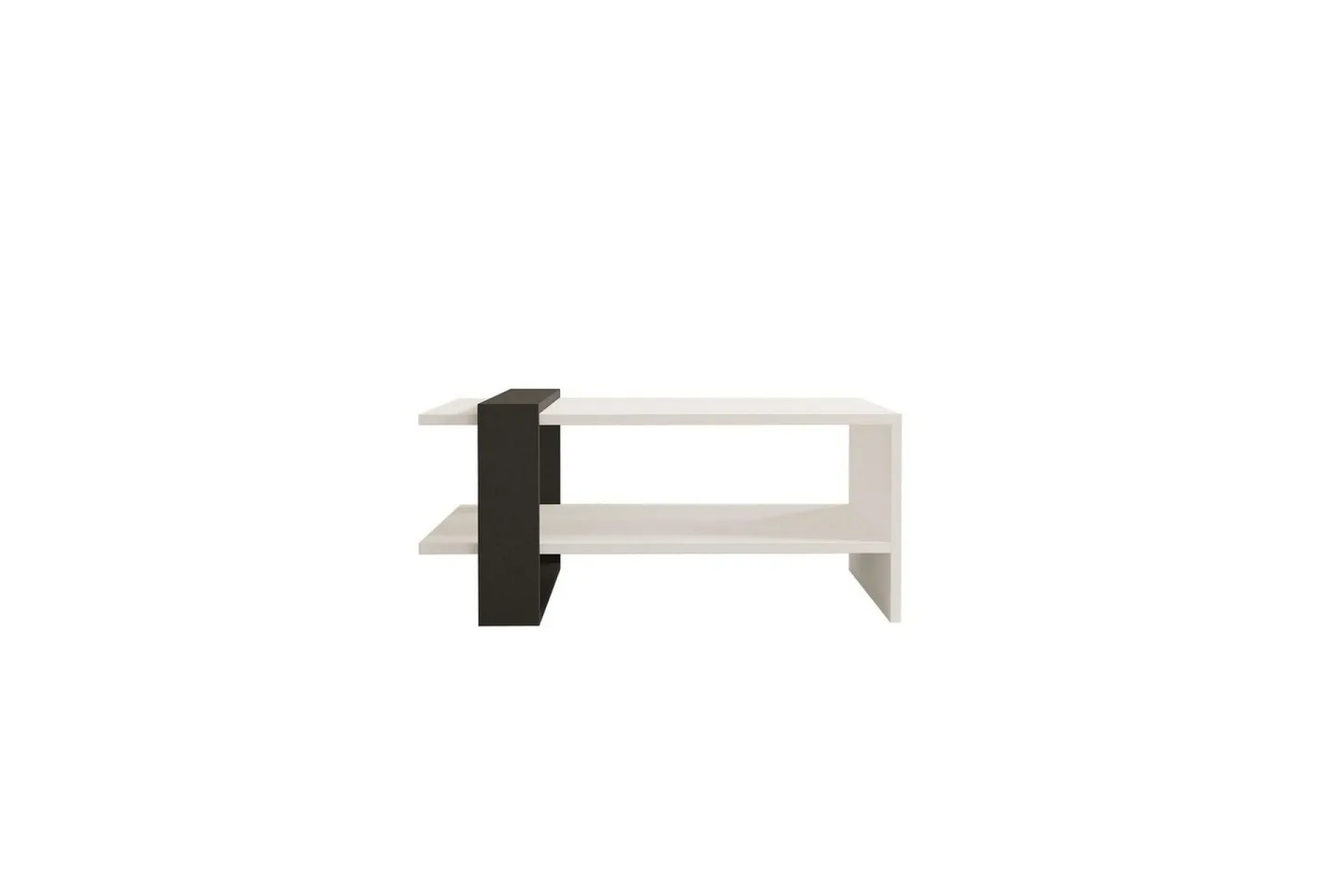 Lorva Soffbord 80 cm - Antracit/Vit