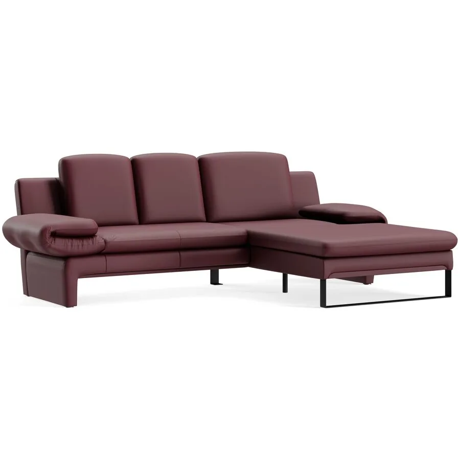 Ecksofa Astra Rechts Touch - 831 marsala B 321 T 168 cm - Möbel Konfigurator: Traummöbel individuell zusammenstellen