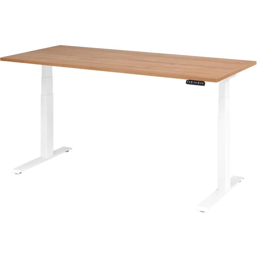 Schreibtisch Office nussbaum Holzwerkstoff B 180 T 80 cm