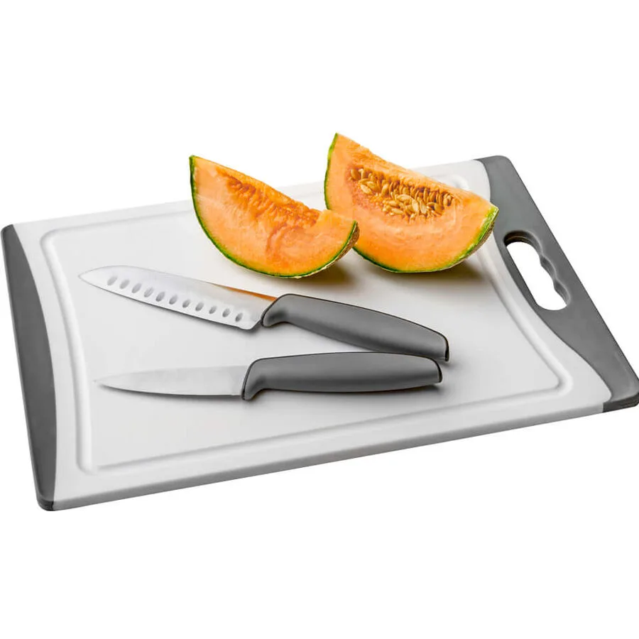Messer-Set Basic Bistro schwarz Kunststoff/Stahl