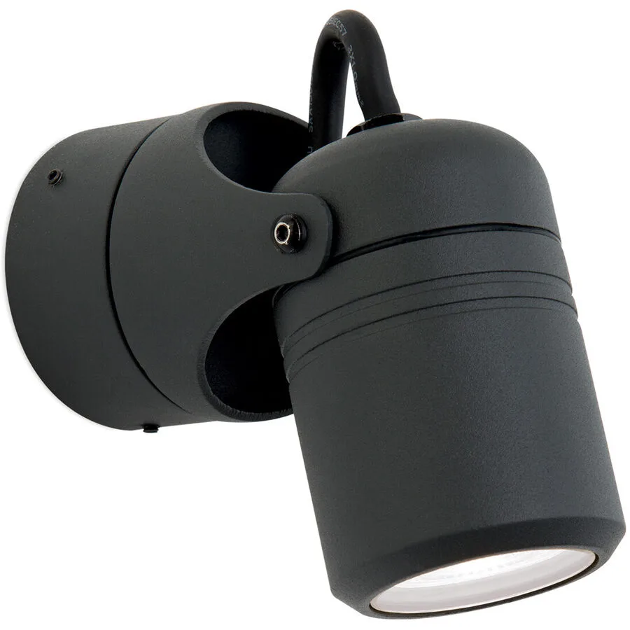 Wandlampe aussen Vision Grau Aluminium 16 cm 6.8 cm - Farbe: anthrazit