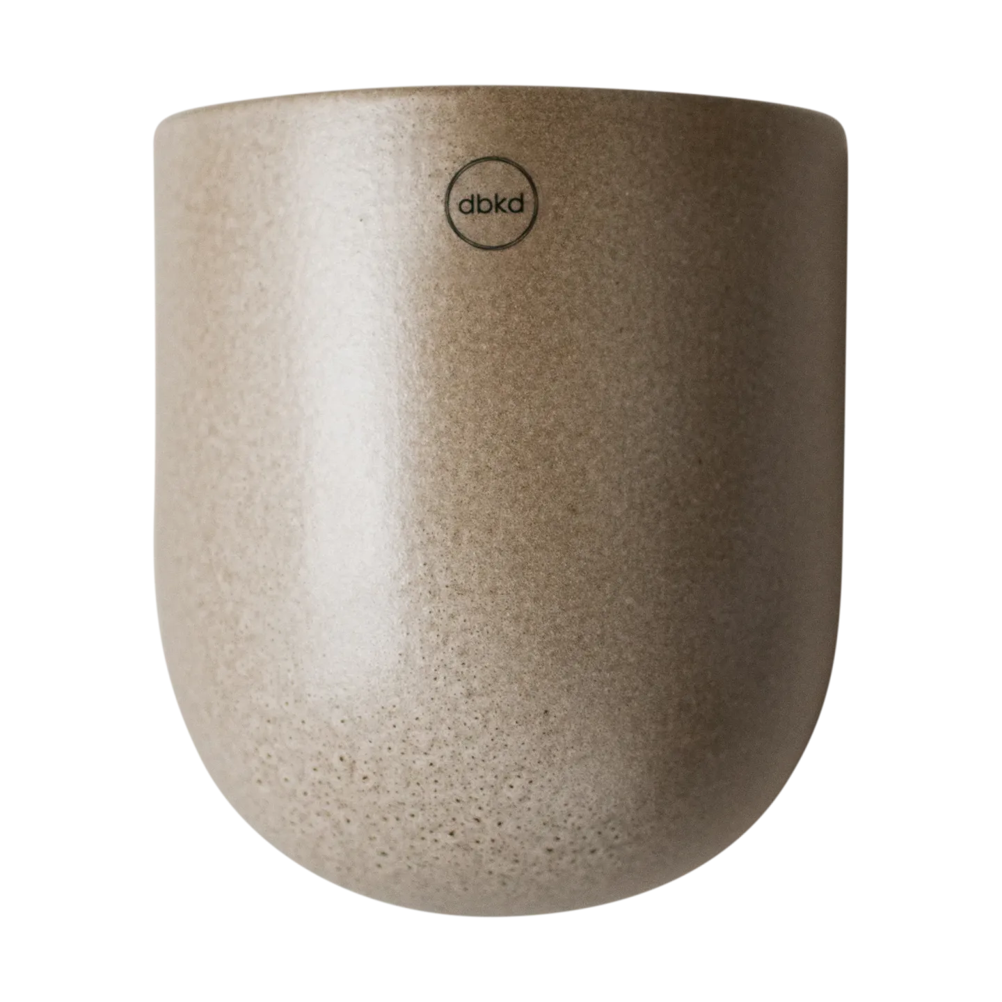 DBKD Wandhängender Blumentopf beige Large 17 cm
