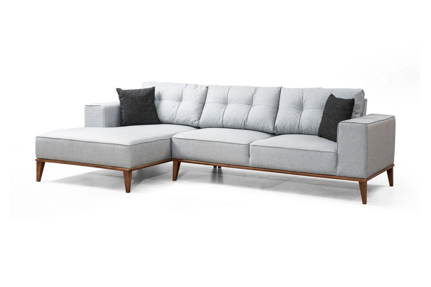 Shallo Bäddsoffa med Divan Vänster - Grå