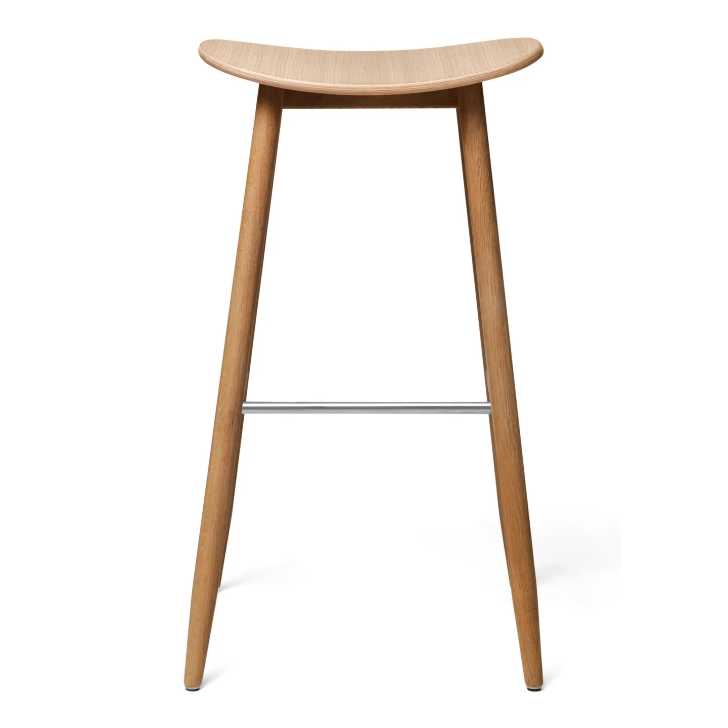 Massproductions - Icha Stool IC-03 Ek Natur - Barstolar - Chris Martin - Träfärgad - Trä