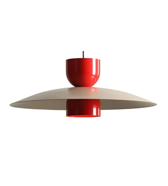 Artera - Nutta Ø65 - Taklampa - Beige/röd