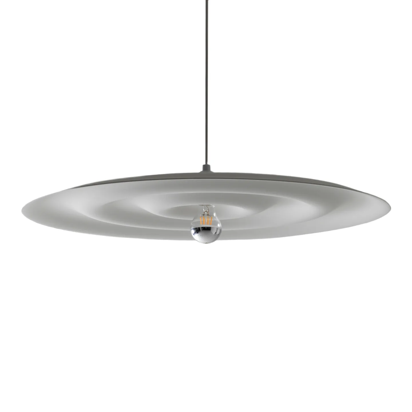 Wastberg+ - Alma w171s Pendellampa, Grey White, Inkl. 1 x E27 Sockel, Max 40W, Dimbar - Pendellampor - Tham & Videgård - Grå