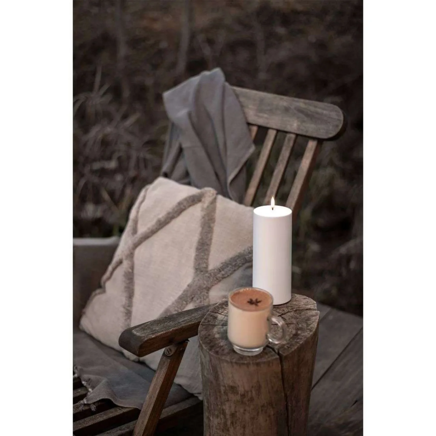 Outdoor Bloklys LED 8,4x20 cm Hvid - Uyuni Lighting - Terrasse - Plastik