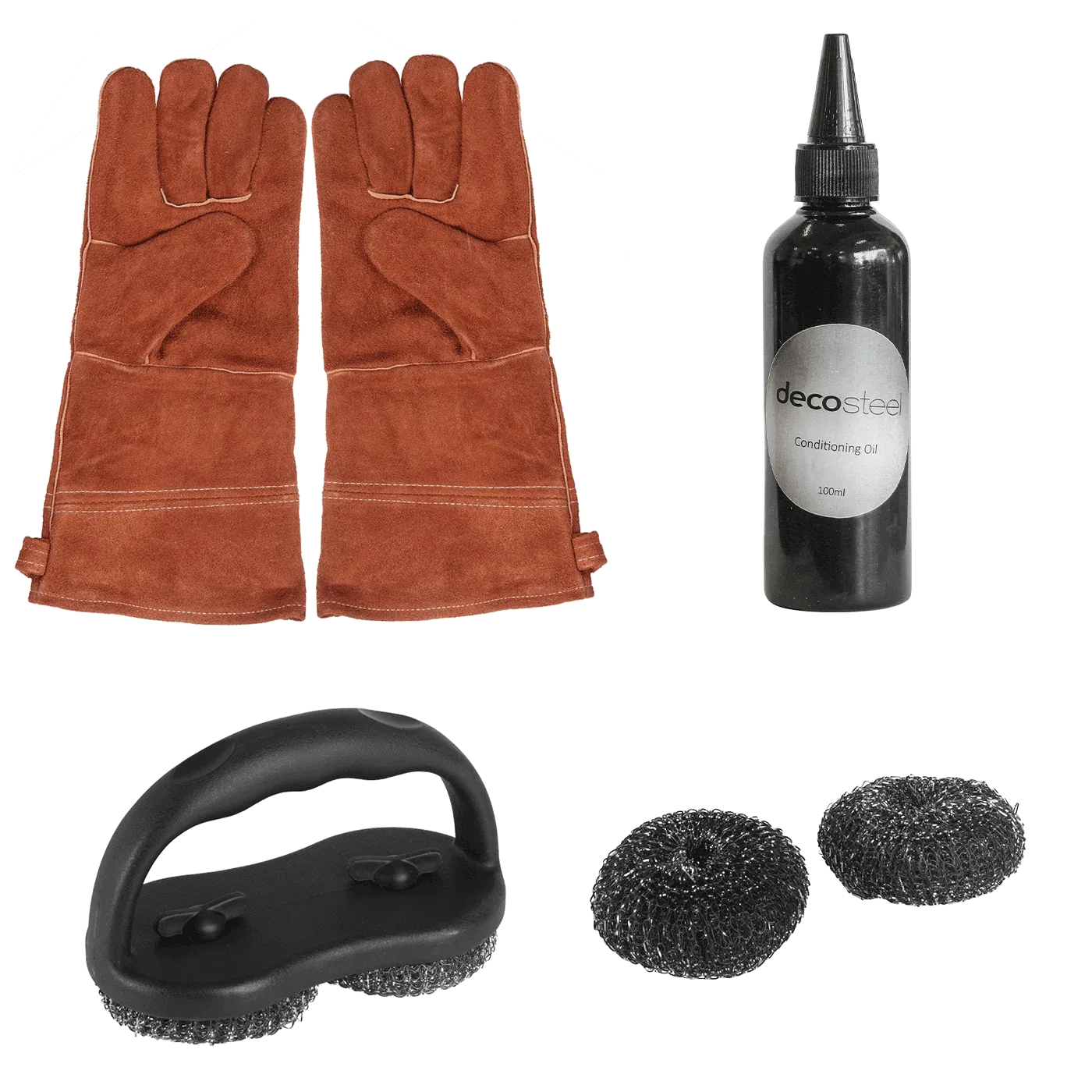 Grillzubehör Reinigungsset "Clean Black" - Schwarze Outdoorküchen