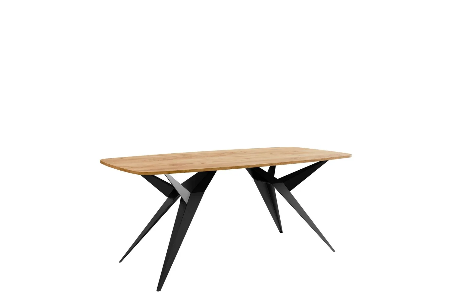 Elvora Matbord 160 cm Rektangulär - Brun/Svart