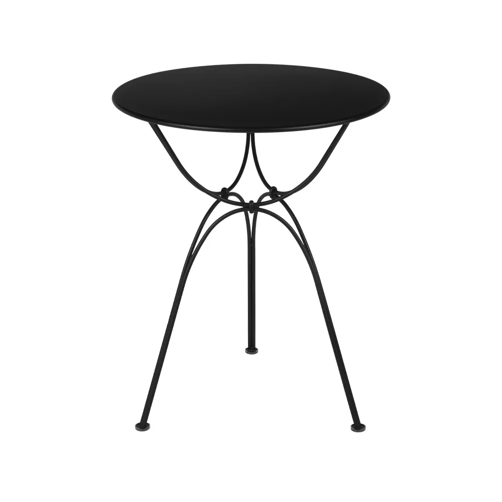 Fermob Airloop bord, ø60 cm Liquorice (svart)