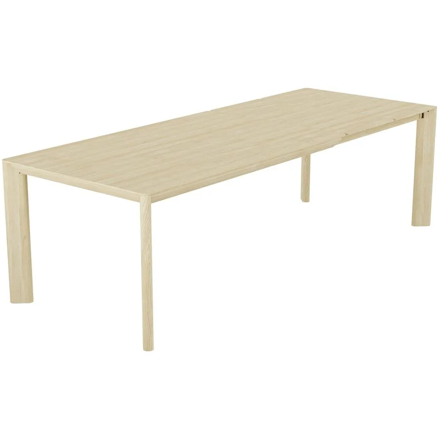 Esstisch ausziehbar Massivo Braun Holz B 160 cm Ausziehbar - Farbe: Asteiche geölt - Möbel Konfigurator: Traummöbel individuell zusammenstellen