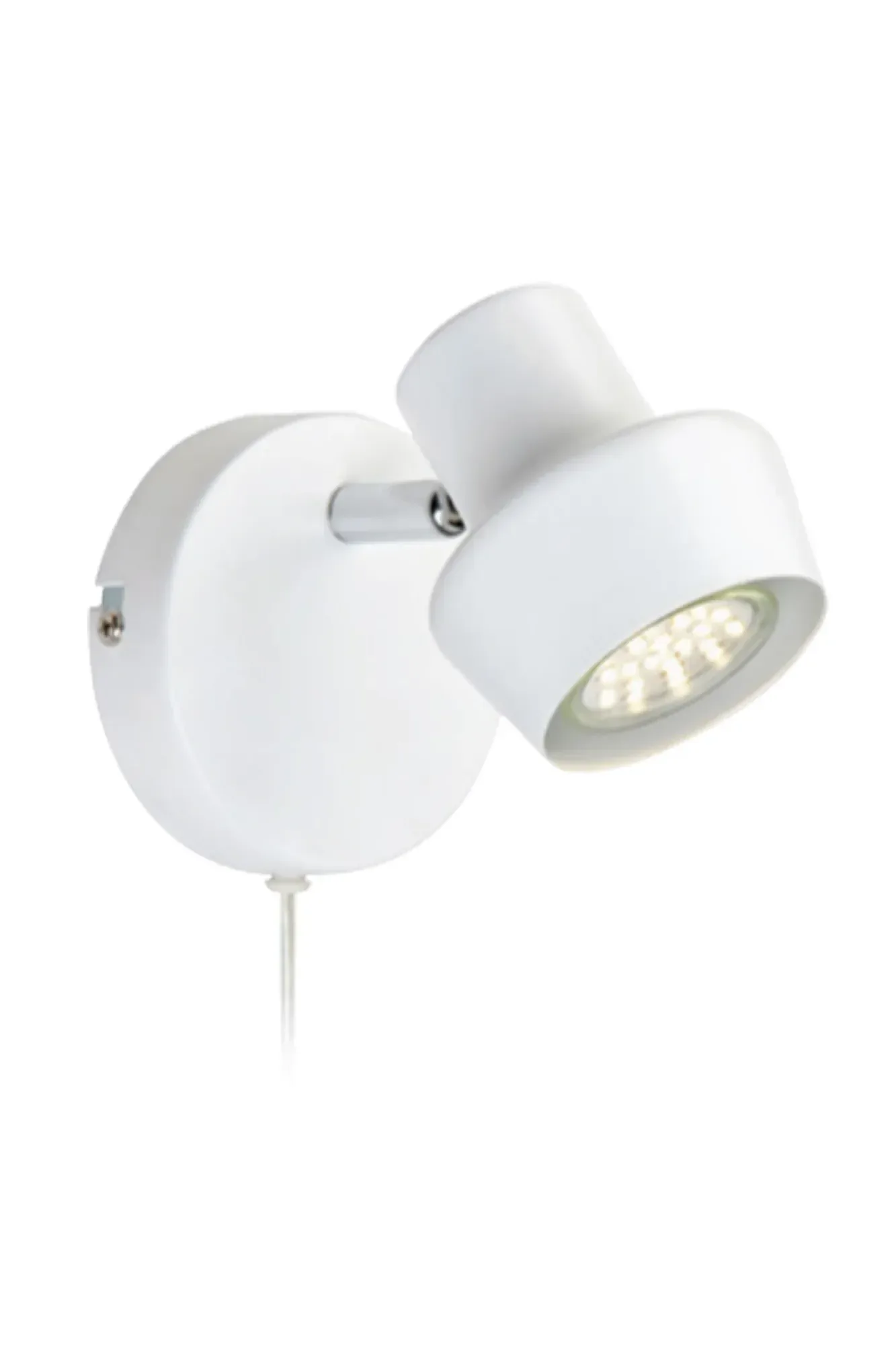 Urn Nachttischlampe Weiß