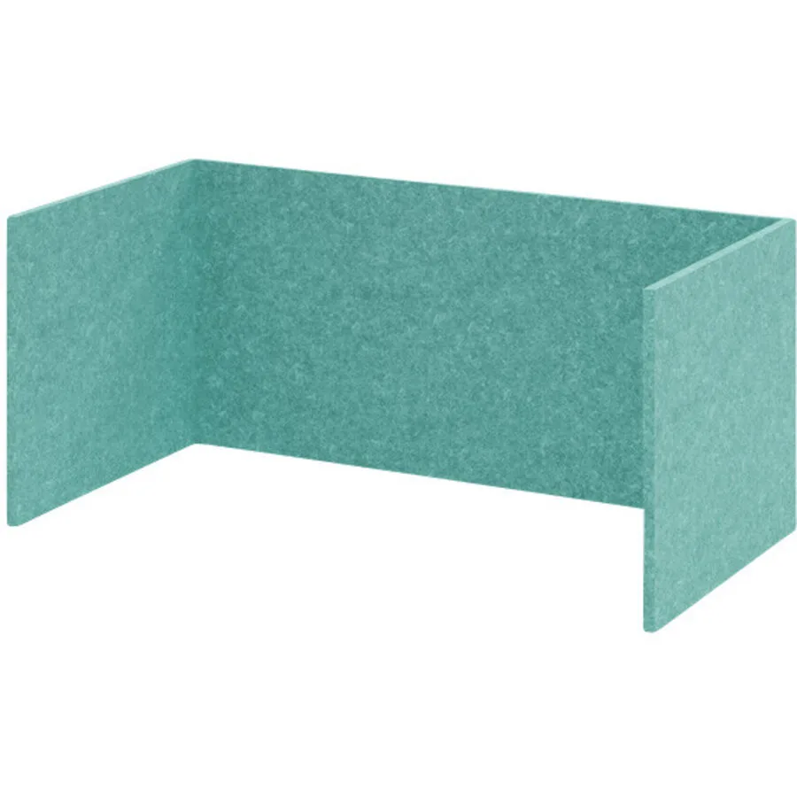 Sichtblende Flexwall Cyan Filz - Farbe: türkis