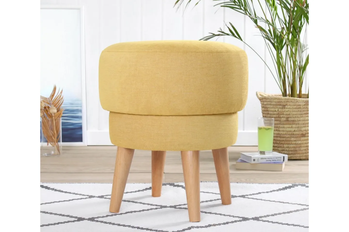 Veccio Sittpuff 47 cm - Gul