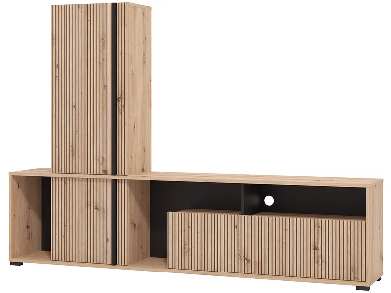 Wohnwand CHANIA 33x195.5x139.5cm