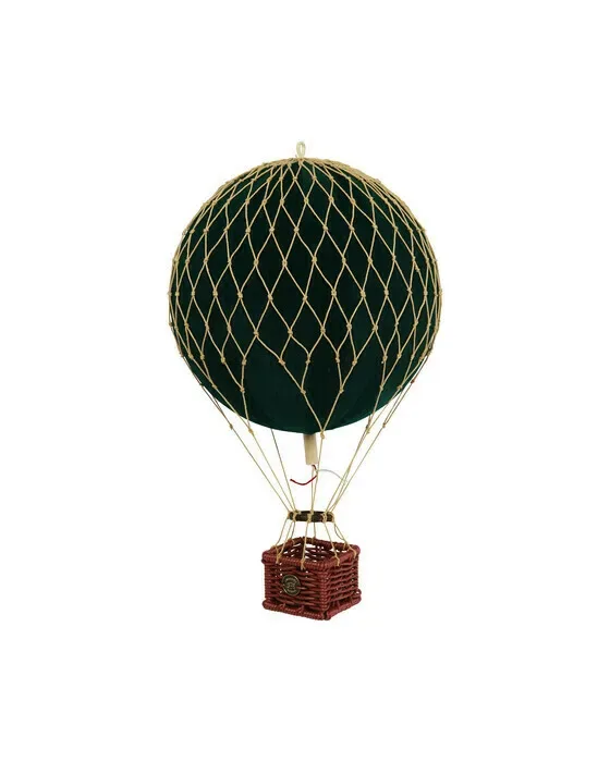 Travels Light Hot Air Balloon Velvet Green