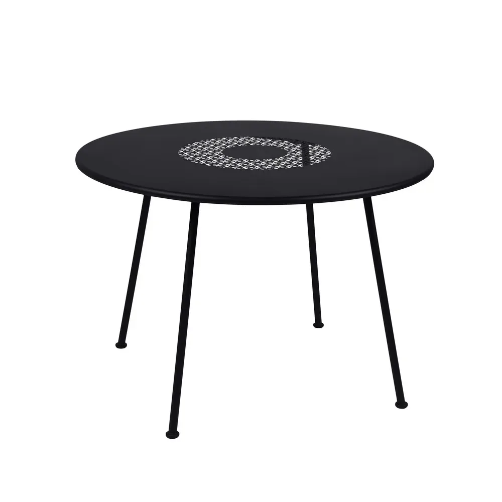 Fermob Lorette bord Liquorice (svart), ø110 cm