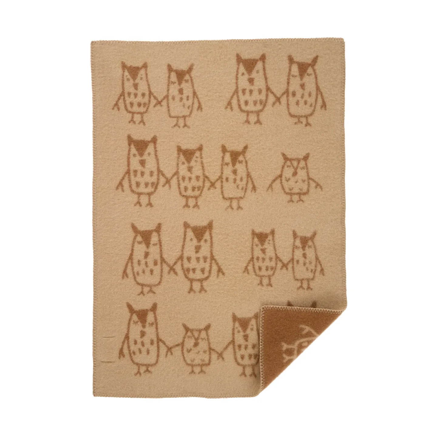 Klippan Yllefabrik Hand in hand barnfilt 65x90 cm Taupe