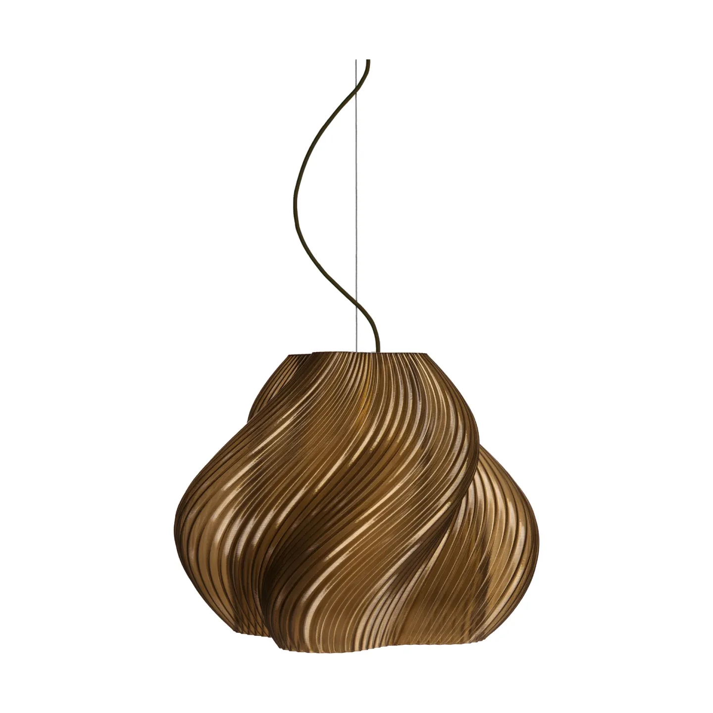 Crème Atelier Soft Serve pendel Caramel-chrome, Mega, 60 cm